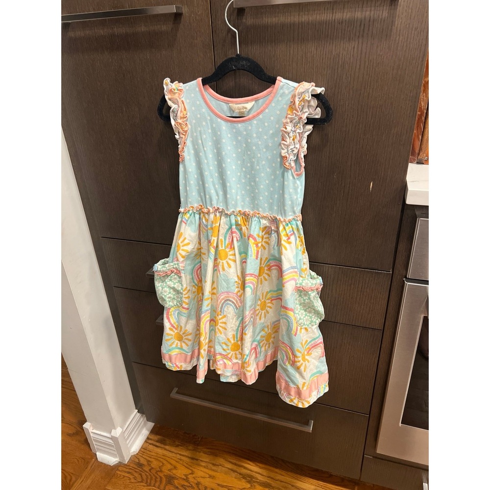 Matilda Jane Dream Chasers Rainbow Way dress girls 8